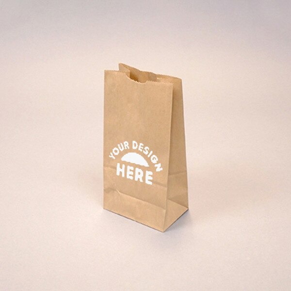 Custom-Printed Natural Kraft 4-lb G